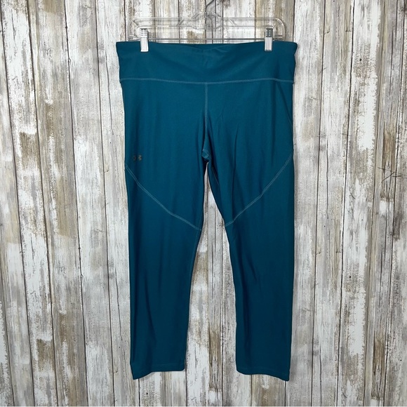 Under Armour Pants - Under Armour Teal Blue Ankle Compression Leggings